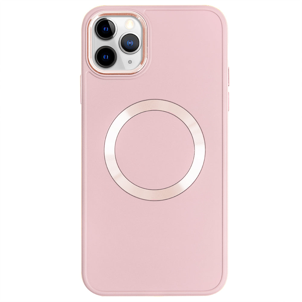 Apple iPhone 11 Pro Max Magsafe Case Pembe