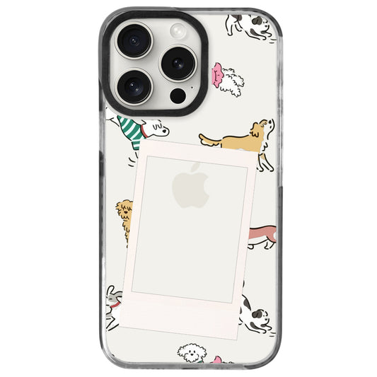 iPhone 15 Pro Sweet Dog Polaroid Telefon Kılıfı