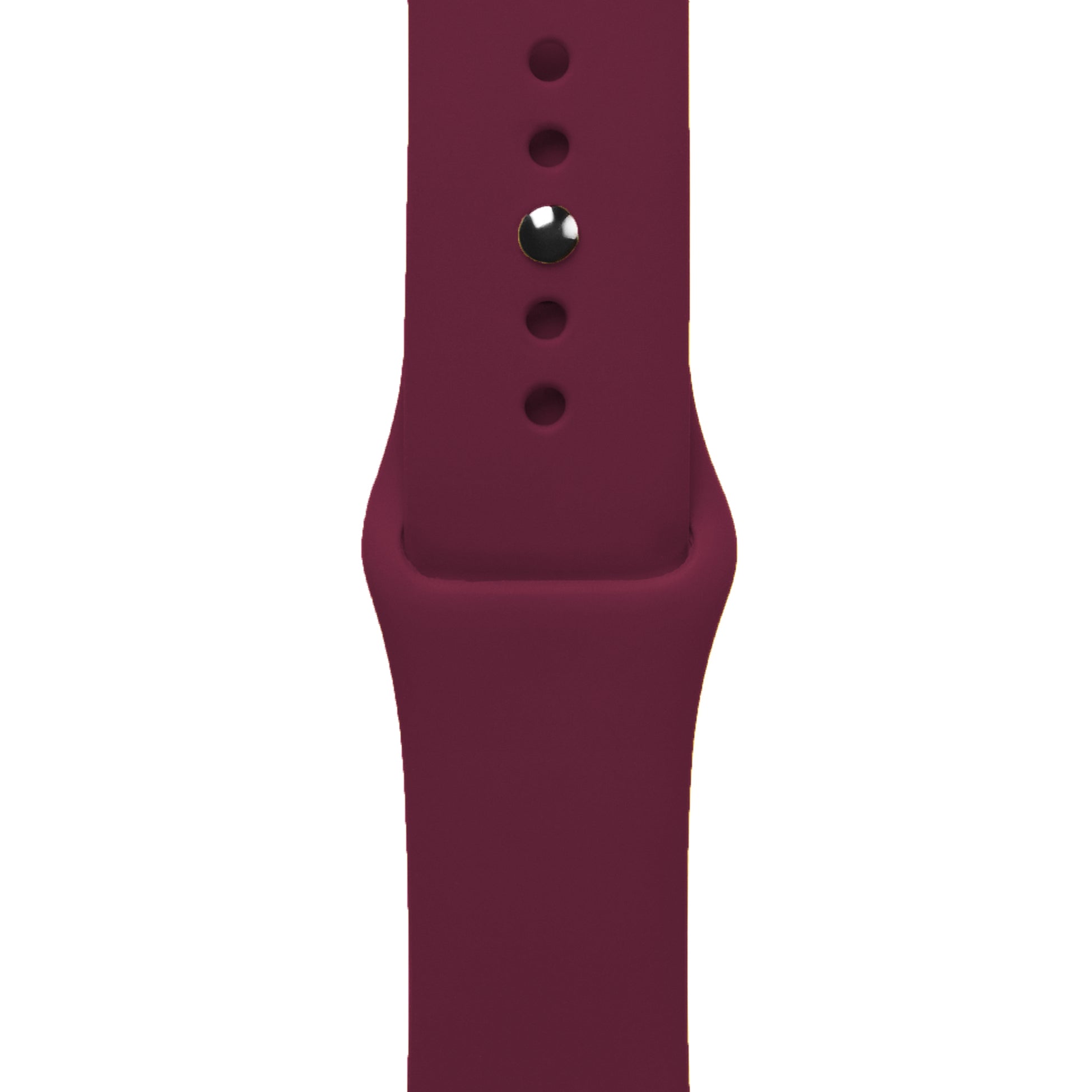 Apple Watch Sport Band Wine Red Silikon Saat Kordonu