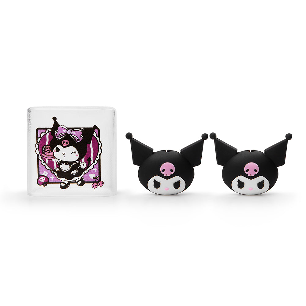 Şarj Başlığı ve Kablo Koruyucu 5 li Set Kuromi Sanrio