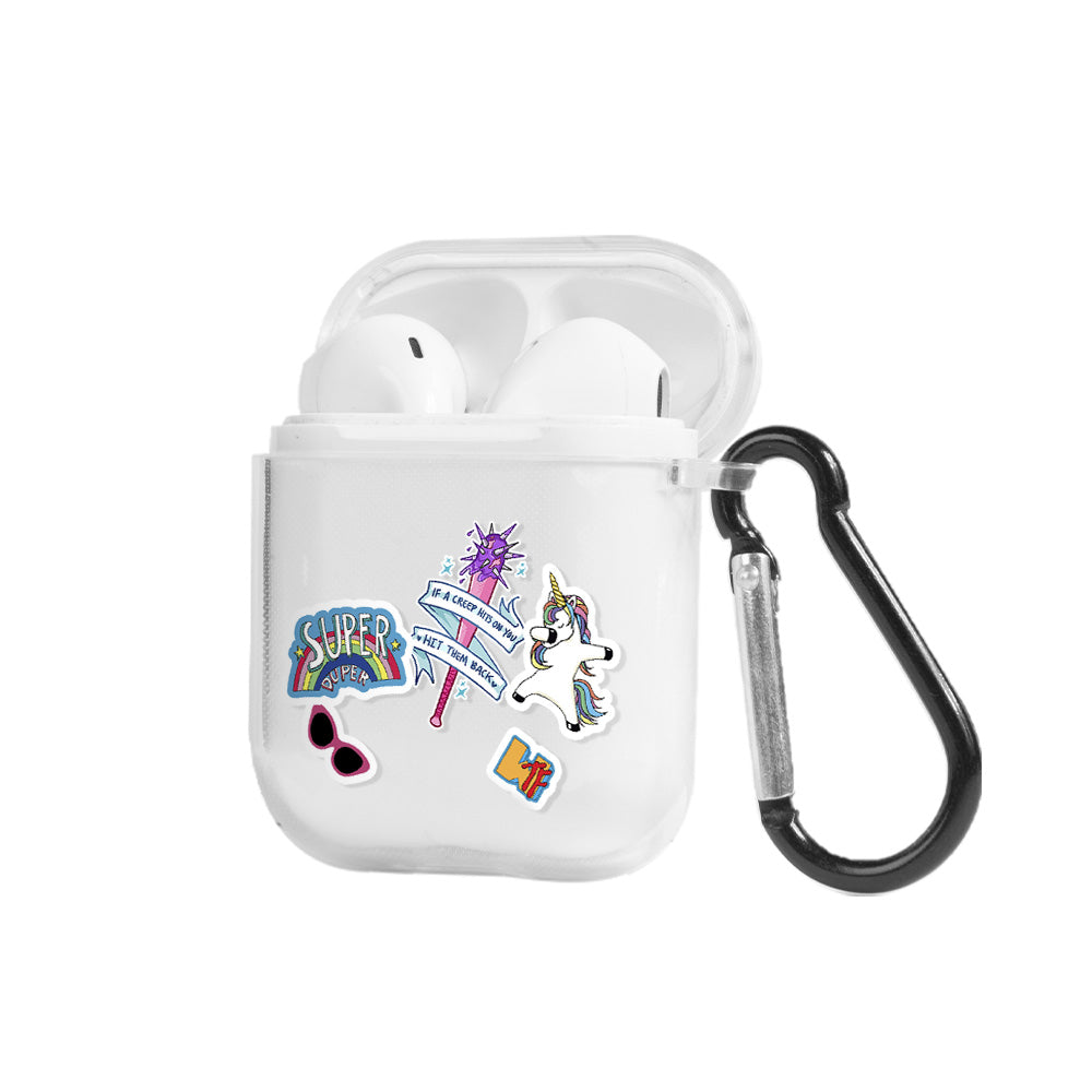 Apple AirPods Unicorn Şeffaf Kılıfı