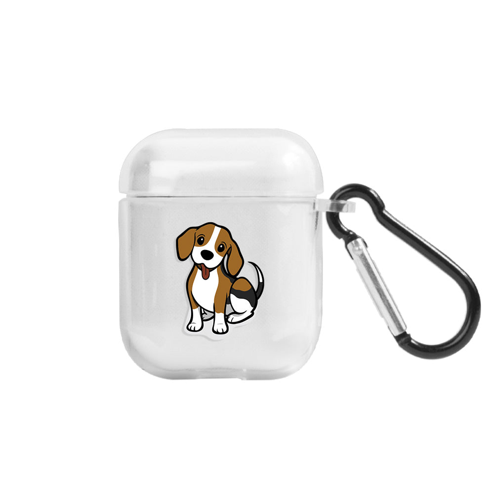 Apple AirPods Dog Şeffaf Kılıfı