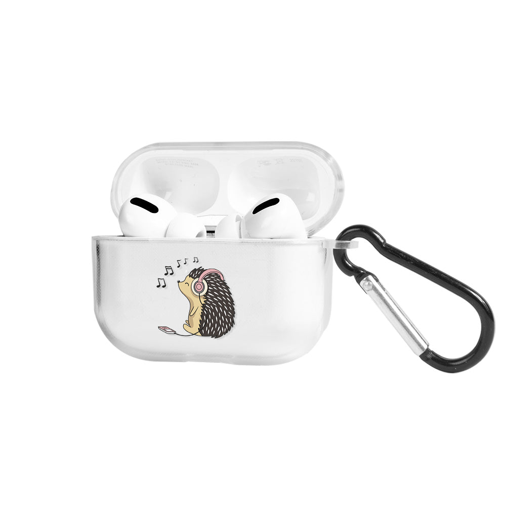 Apple AirPods Pro 2 Hedgehog Şeffaf Kılıfı