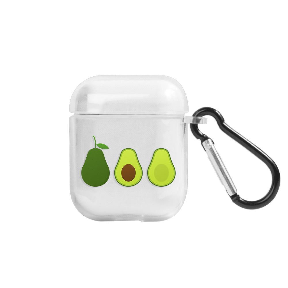 Apple AirPods Avocado Şeffaf Kılıfı