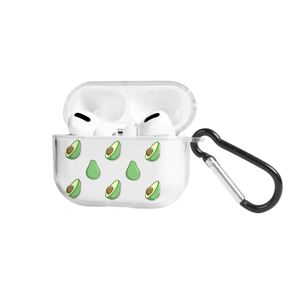 Apple AirPods Pro 2 Avocado Slices Şeffaf Kılıfı