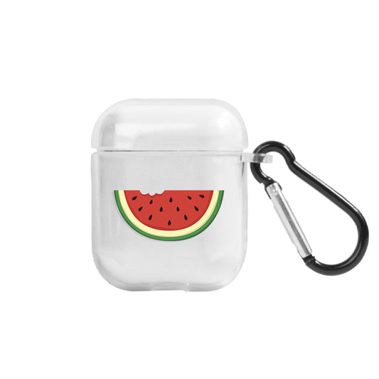 Apple AirPods Watermelon Şeffaf Kılıfı