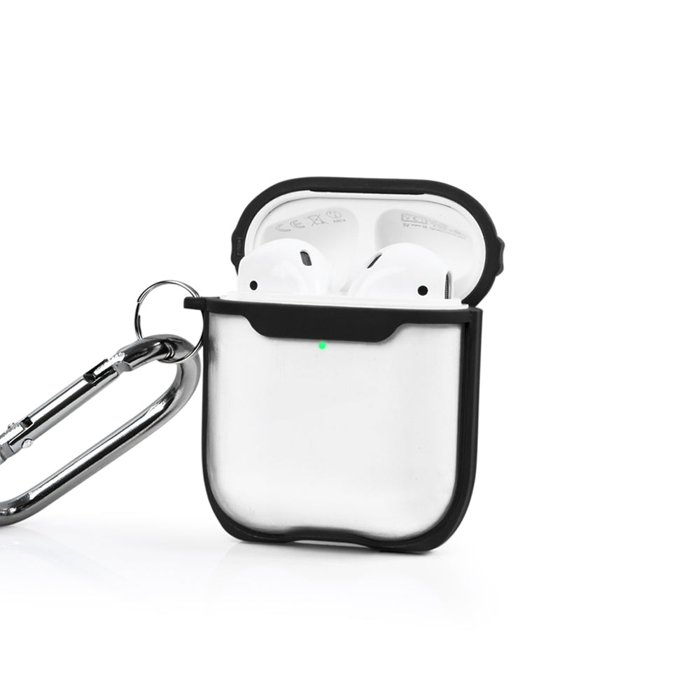 Apple AirPods Black Line Transparent Kılıfı