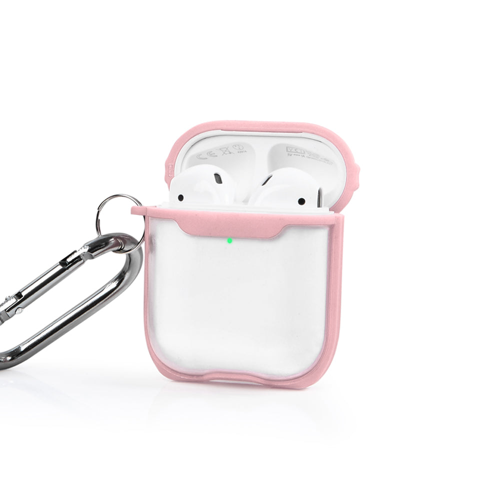 Apple AirPods Pink Line Transparent Kılıfı