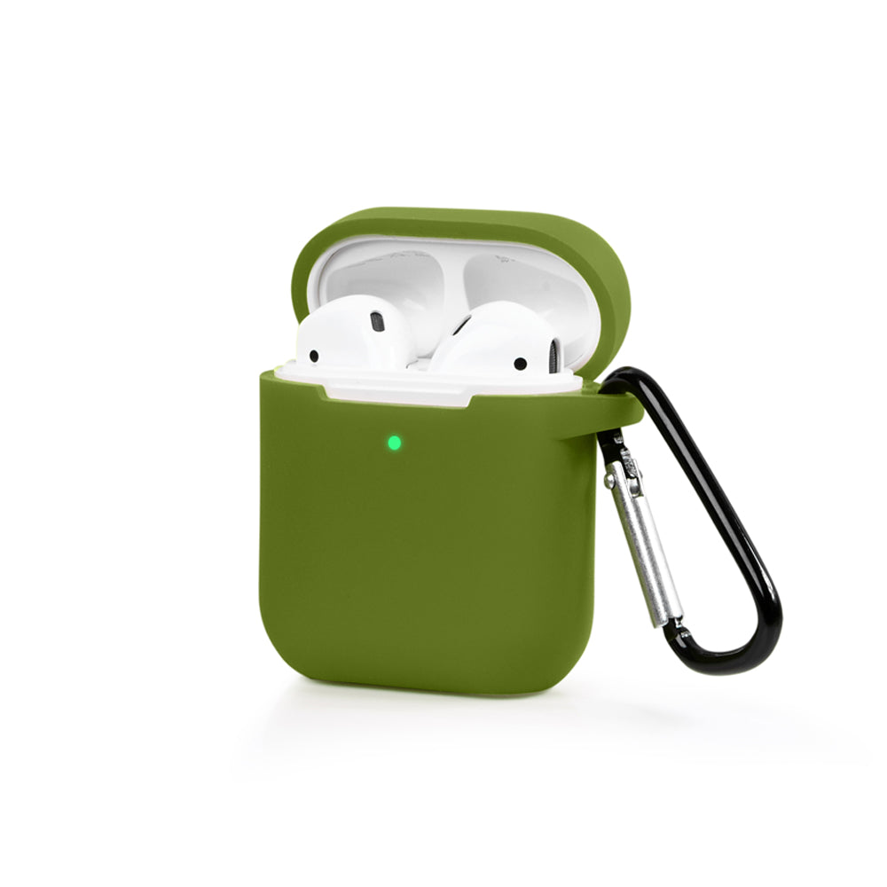 Apple AirPods Basic Haki Silikon Kılıfı