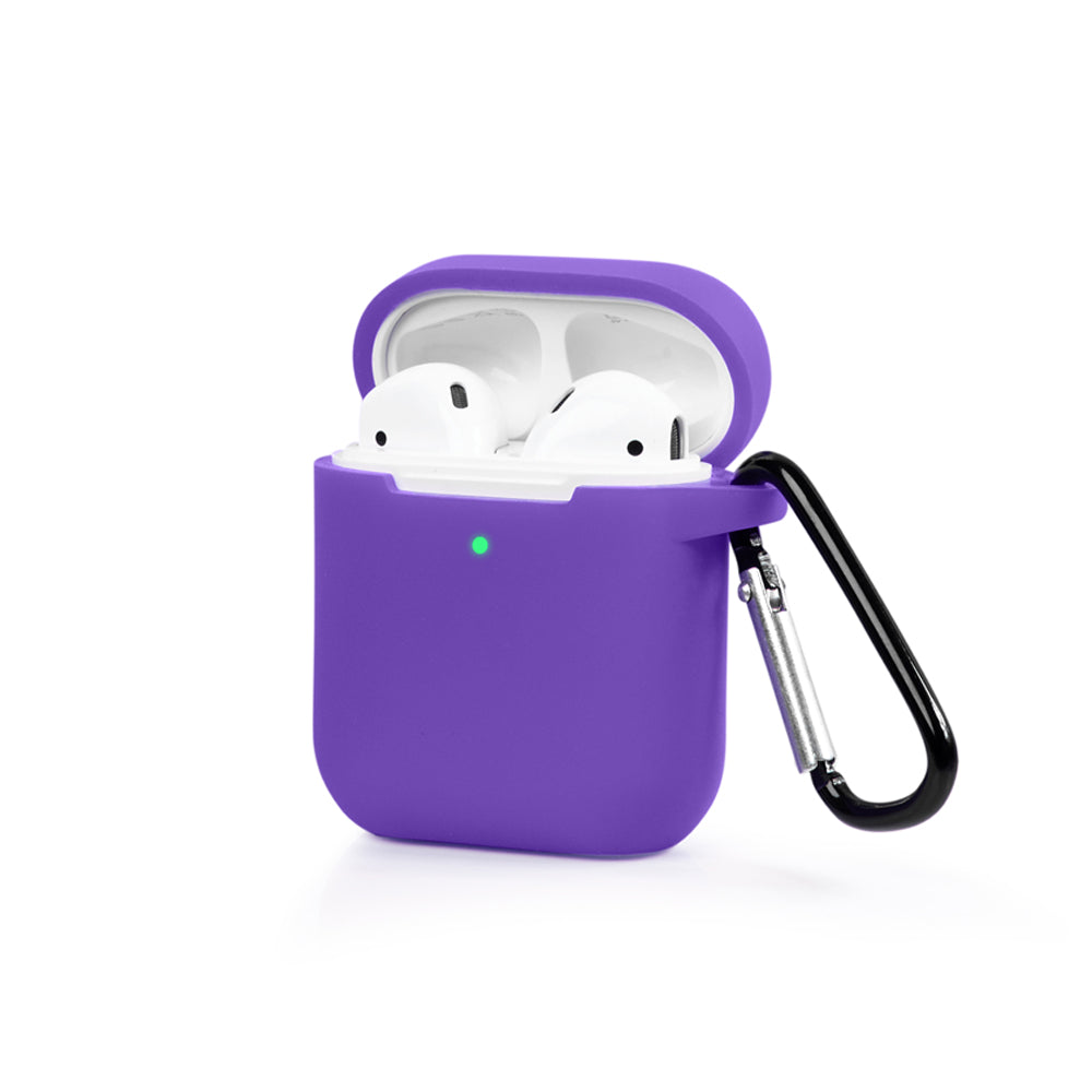 Apple AirPods Basic Purple Silikon Kılıfı