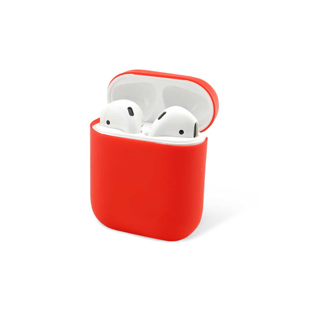 Apple AirPods Basic Red Silikon Kılıfı