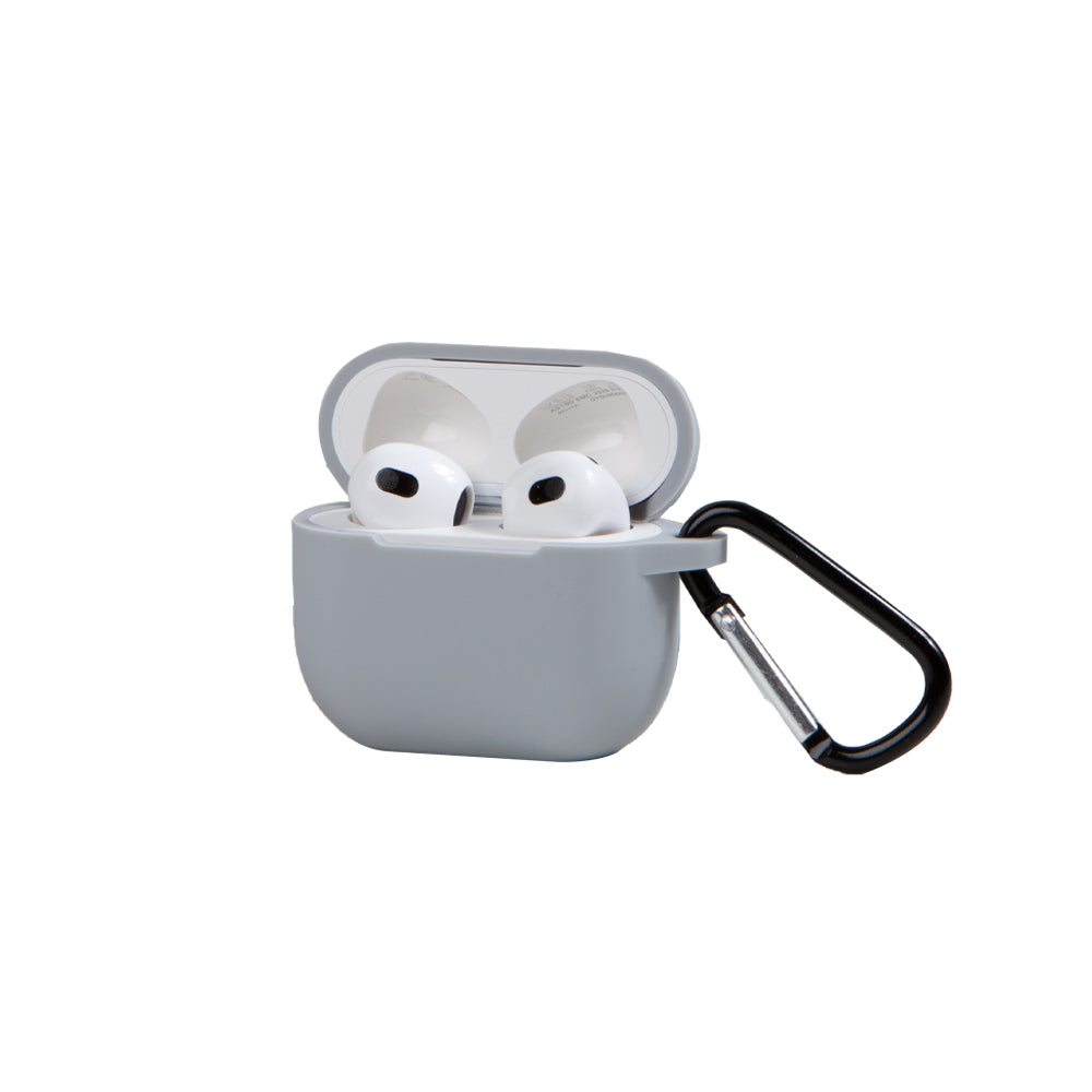 Apple AirPods 3 Gri Silikon  Kılıfı