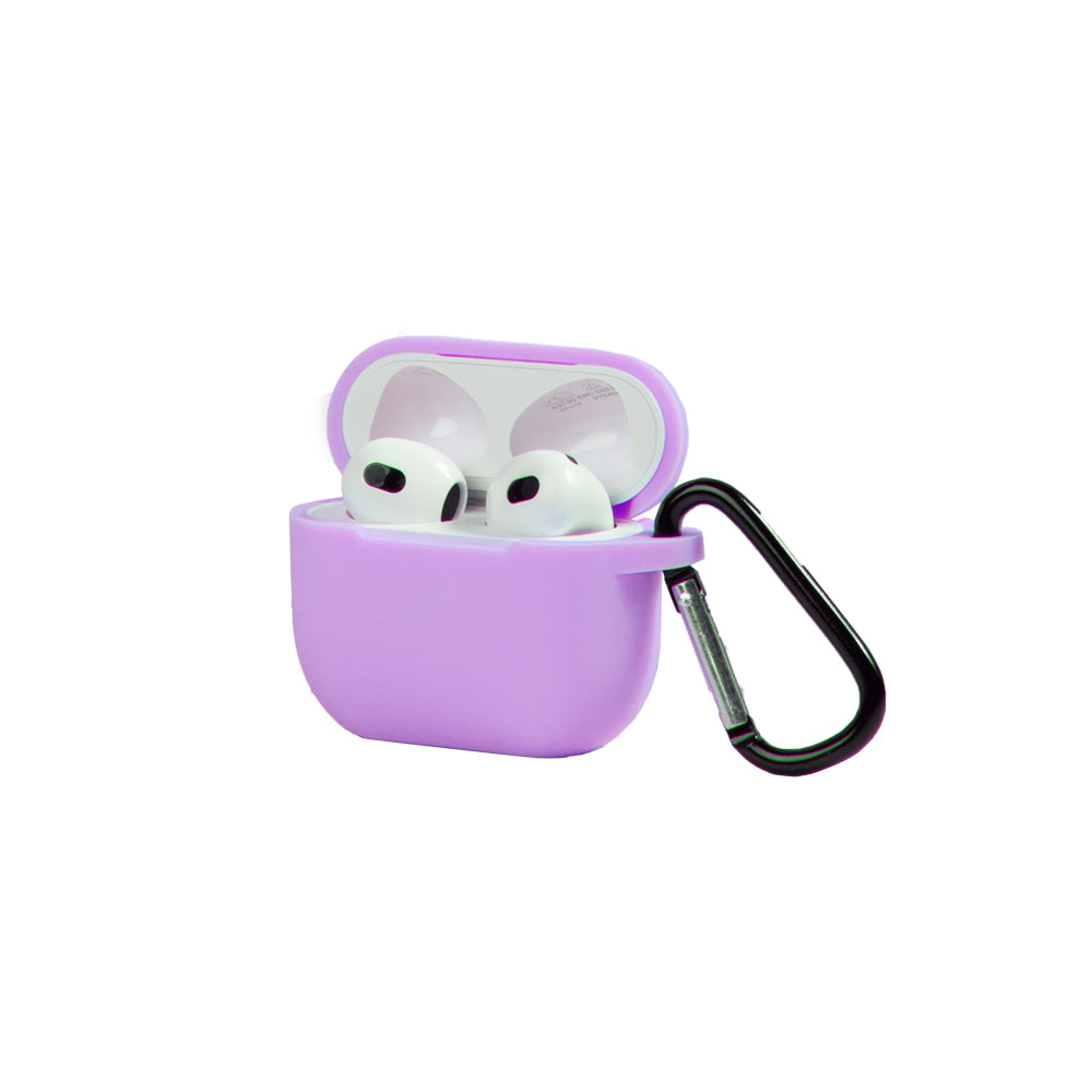 Apple AirPods 3 Lila Silikon Kılıfı