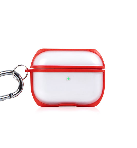 Apple AirPods Pro Red Line Transparent Kılıfı