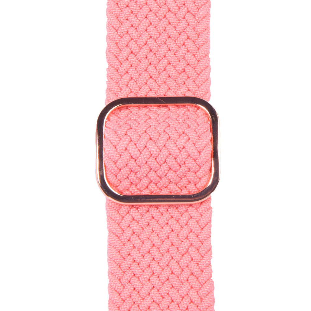 Apple Watch Örgülü Strap Braided Baby Pink Saat Kordonu