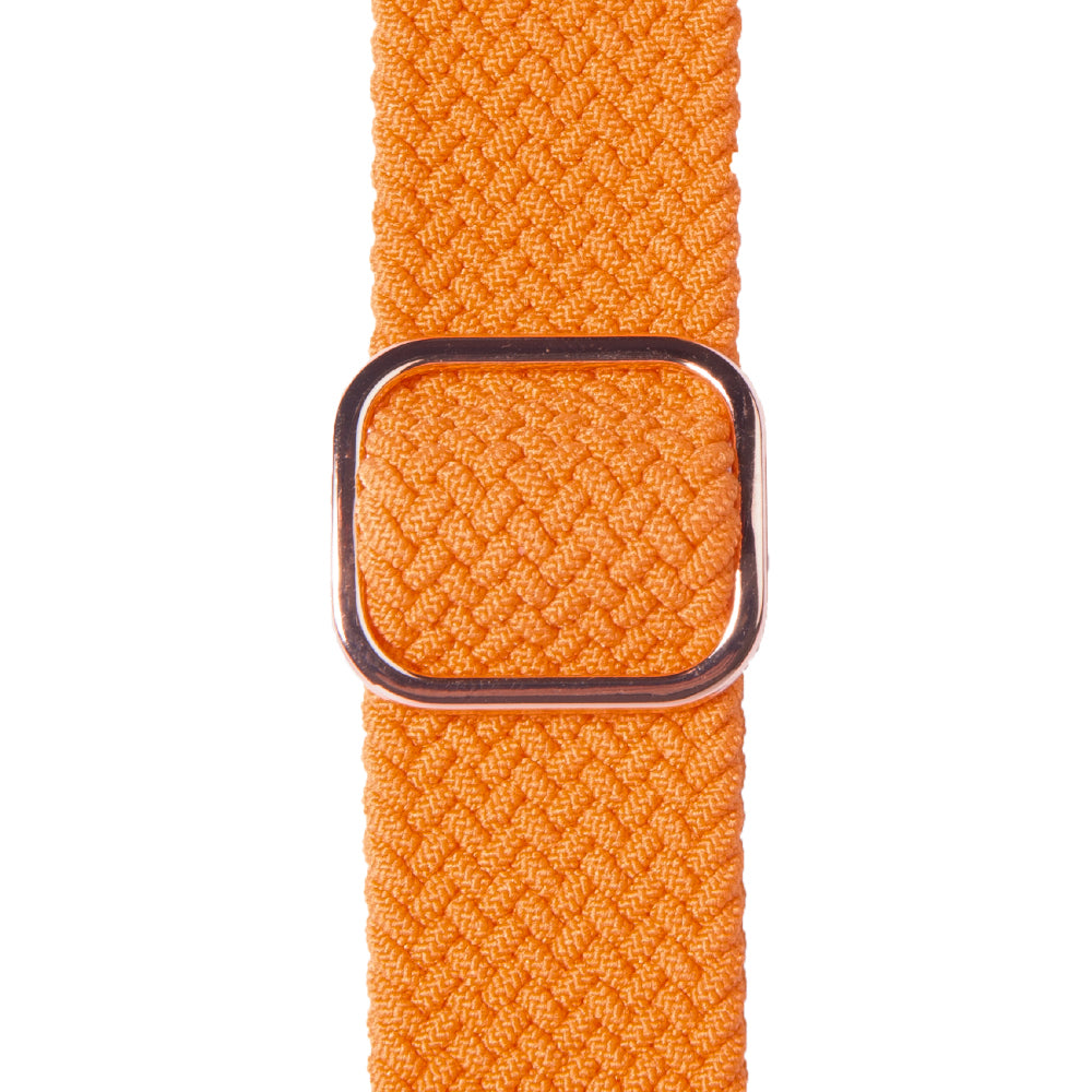 Apple Watch Örgülü Strap Braided Orange Saat Kordonu