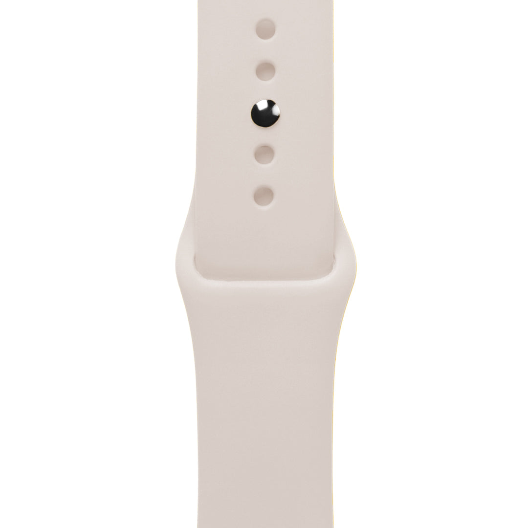 Apple Watch Sport Band Star Light Silikon Saat Kordonu