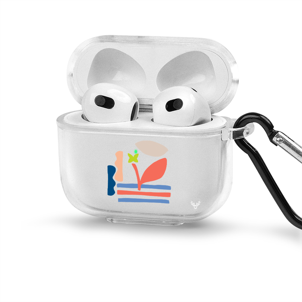 Apple AirPods 4 Leaf Şeffaf Kılıfı