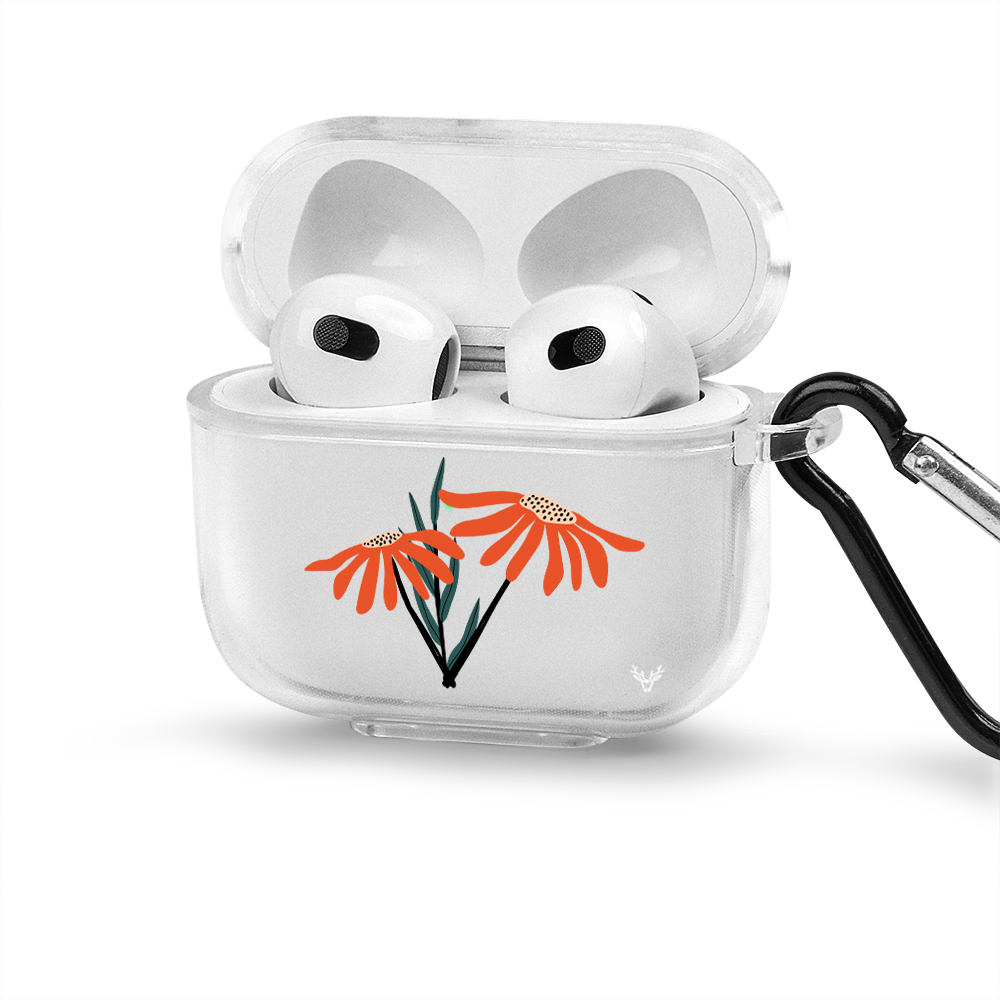 Apple AirPods 4 Sunflower Şeffaf Kılıfı