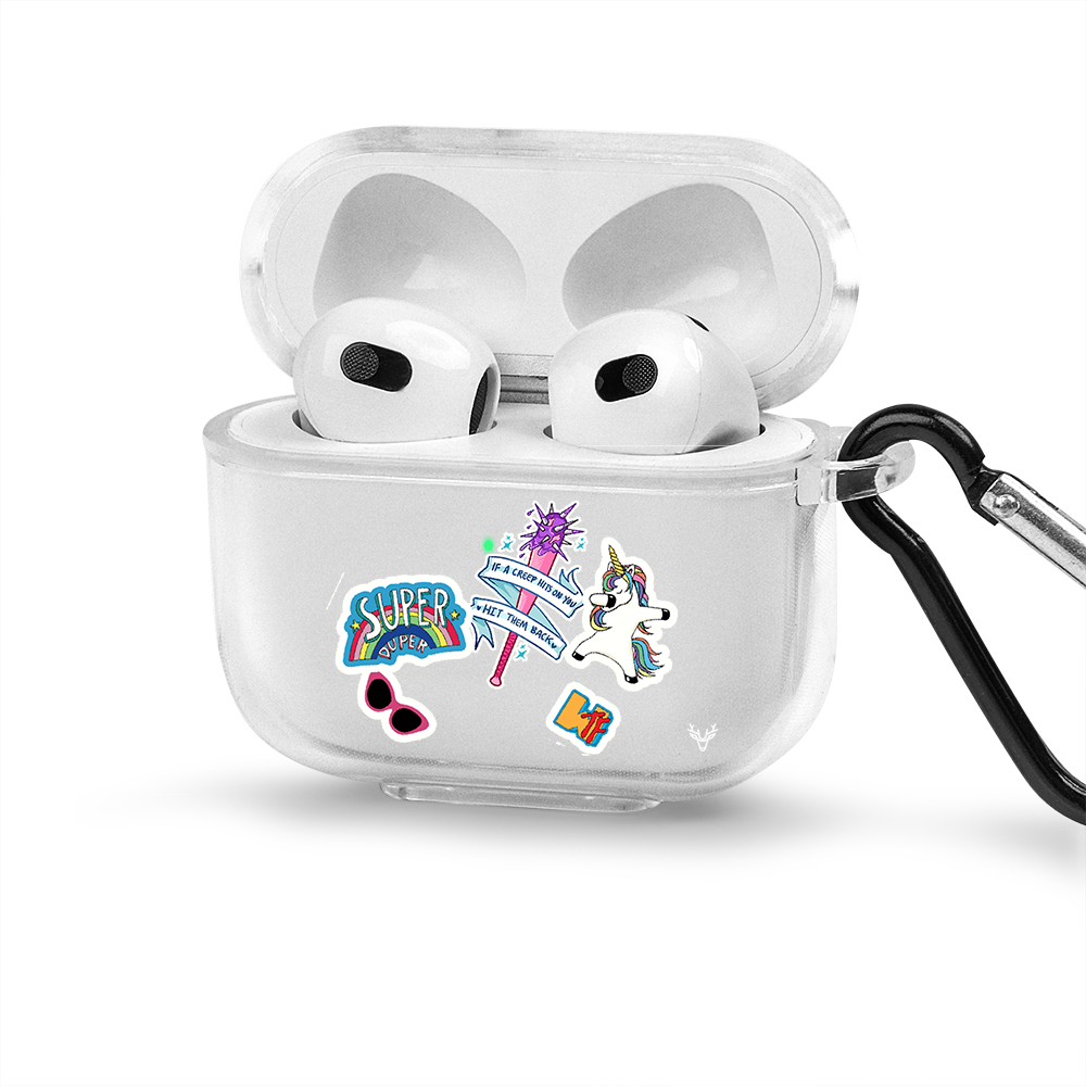 Apple AirPods 4 Unicorn Şeffaf Kılıfı