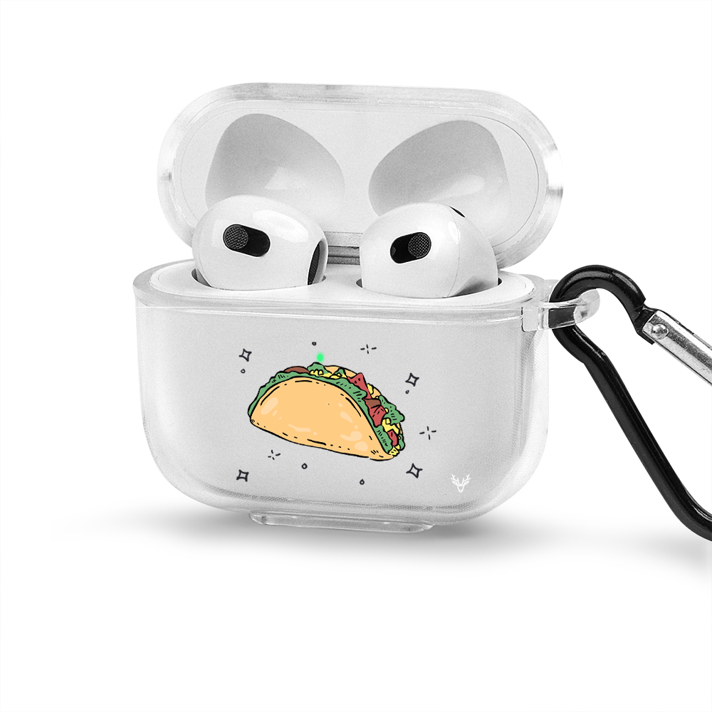 Apple AirPods 4 Taco Şeffaf Kılıfı