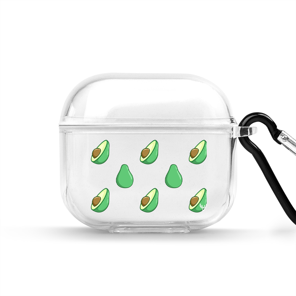 Apple AirPods 4 Avocado Slices Şeffaf Kılıfı