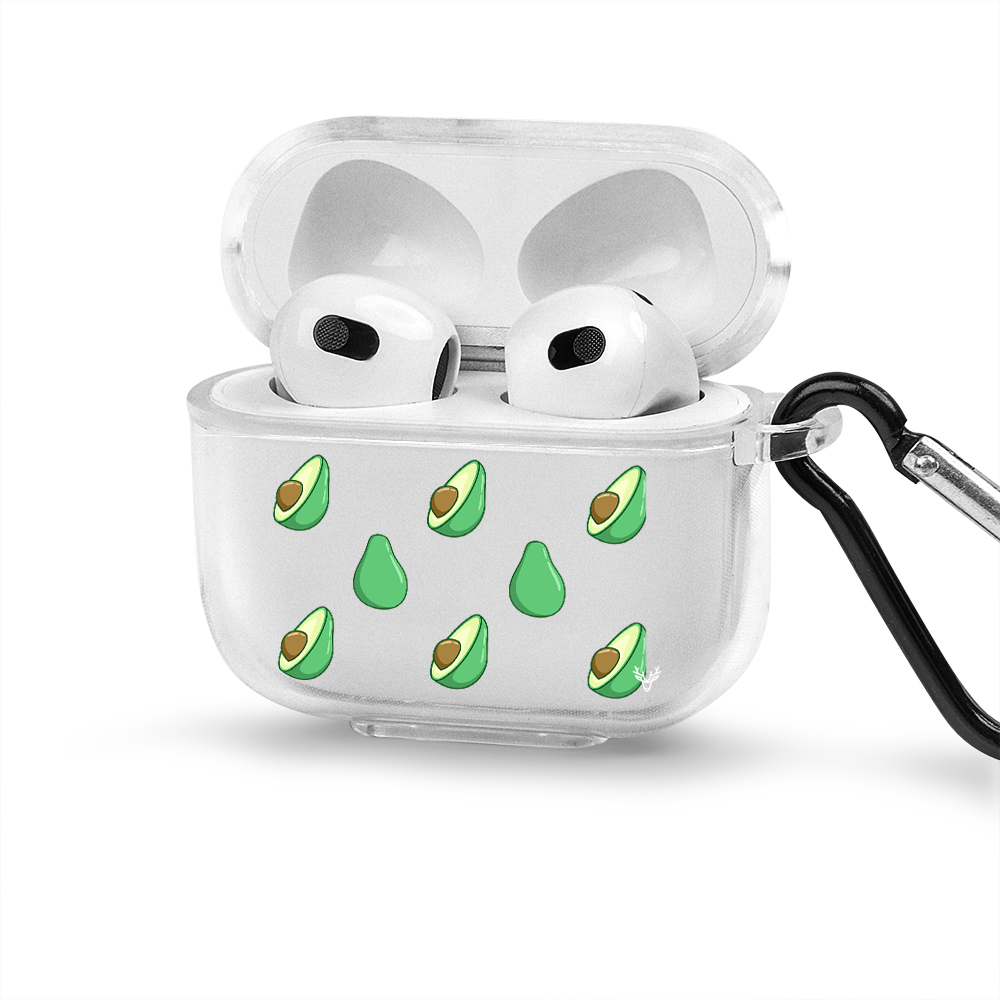 Apple AirPods 4 Avocado Slices Şeffaf Kılıfı