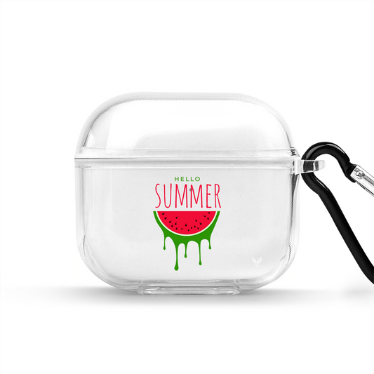 Apple AirPods 4 Hello Summer Şeffaf Kılıfı