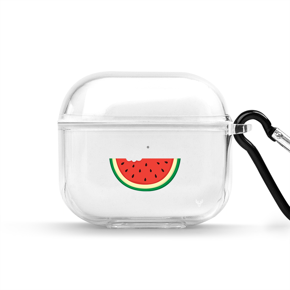 Apple AirPods 3 Watermelon Şeffaf Kılıfı