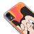 iPhone XR Cartoon Mouse Telefon Kılıfı - Neon - Turuncu