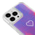 iPhone 13 Pro Heart Telefon Kılıfı - Neon - Violet