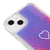 iPhone 15 Plus Heart Telefon Kılıfı - Neon - Violet