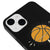 iPhone 15 Basketbol Topu Telefon Kılıfı - Renkli Silikon - Siyah