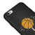 iPhone 6S Basketbol Topu Telefon Kılıfı - Renkli Silikon - Siyah