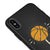 iPhone XS Basketbol Topu Telefon Kılıfı - Renkli Silikon - Siyah