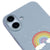 iPhone 16 Plus Rainbow Cloud Telefon Kılıfı - Renkli Silikon - Mavi