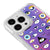 iPhone 13 Pro Max Evil Eye Telefon Kılıfı - Neon - Violet