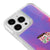 iPhone 13 Pro Cup Flowers Telefon Kılıfı - Neon - Violet