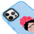 iPhone 12 Pro Frida Kahlo Portre Telefon Kılıfı - Artycase - Azure