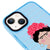 iPhone 14 Plus Frida Kahlo Portre Telefon Kılıfı - Artycase - Azure