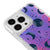 iPhone 13 Pro Max Moon Night Telefon Kılıfı - Neon - Violet