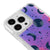 iPhone 15 Pro Max Moon Night Telefon Kılıfı - Neon - Violet