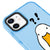 iPhone 12 Duck What Telefon Kılıfı - Artycase - Azure