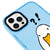 iPhone 12 Pro Max Duck What Telefon Kılıfı - Artycase - Azure