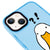 iPhone 14 Duck What Telefon Kılıfı - Artycase - Azure