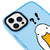 iPhone 14 Pro Duck What Telefon Kılıfı - Artycase - Azure