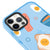 iPhone 12 Pro Sandwich Egg Telefon Kılıfı - Artycase - Azure