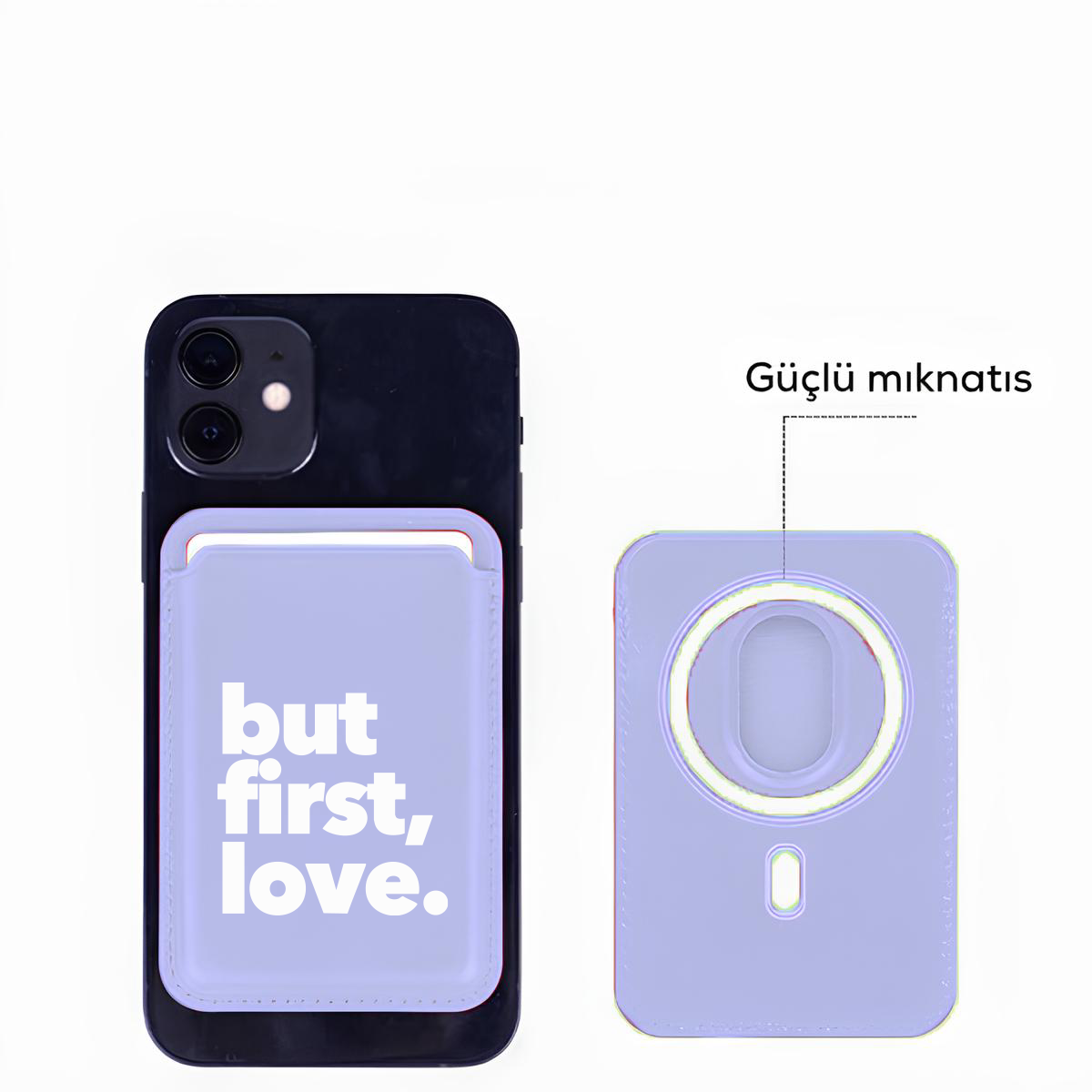 Apple iPhone But First Love Cardsafe Kartlık