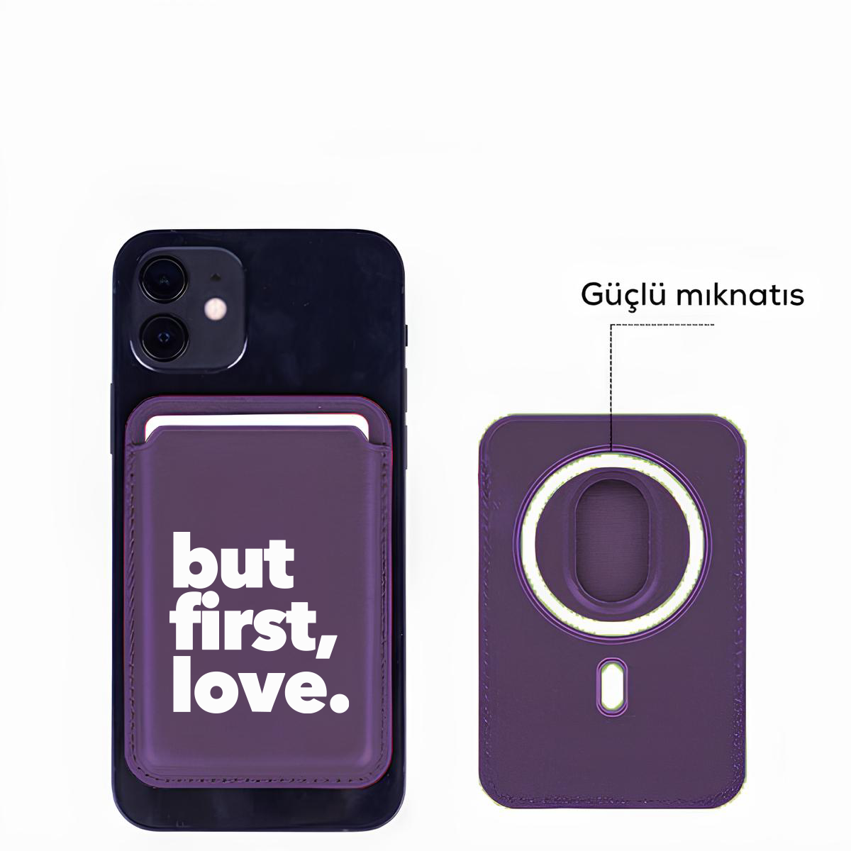 Apple iPhone But First Love Cardsafe Kartlık