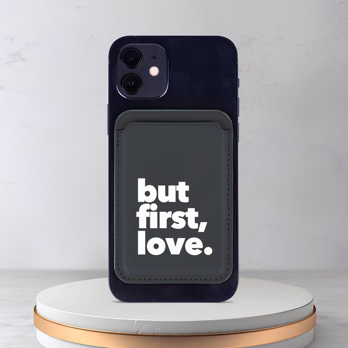 Apple iPhone But First Love Cardsafe Kartlık